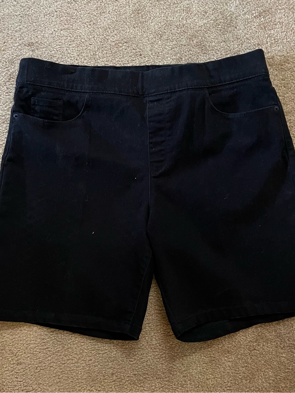 DKNY Black Women's Stretch Bermuda Shorts